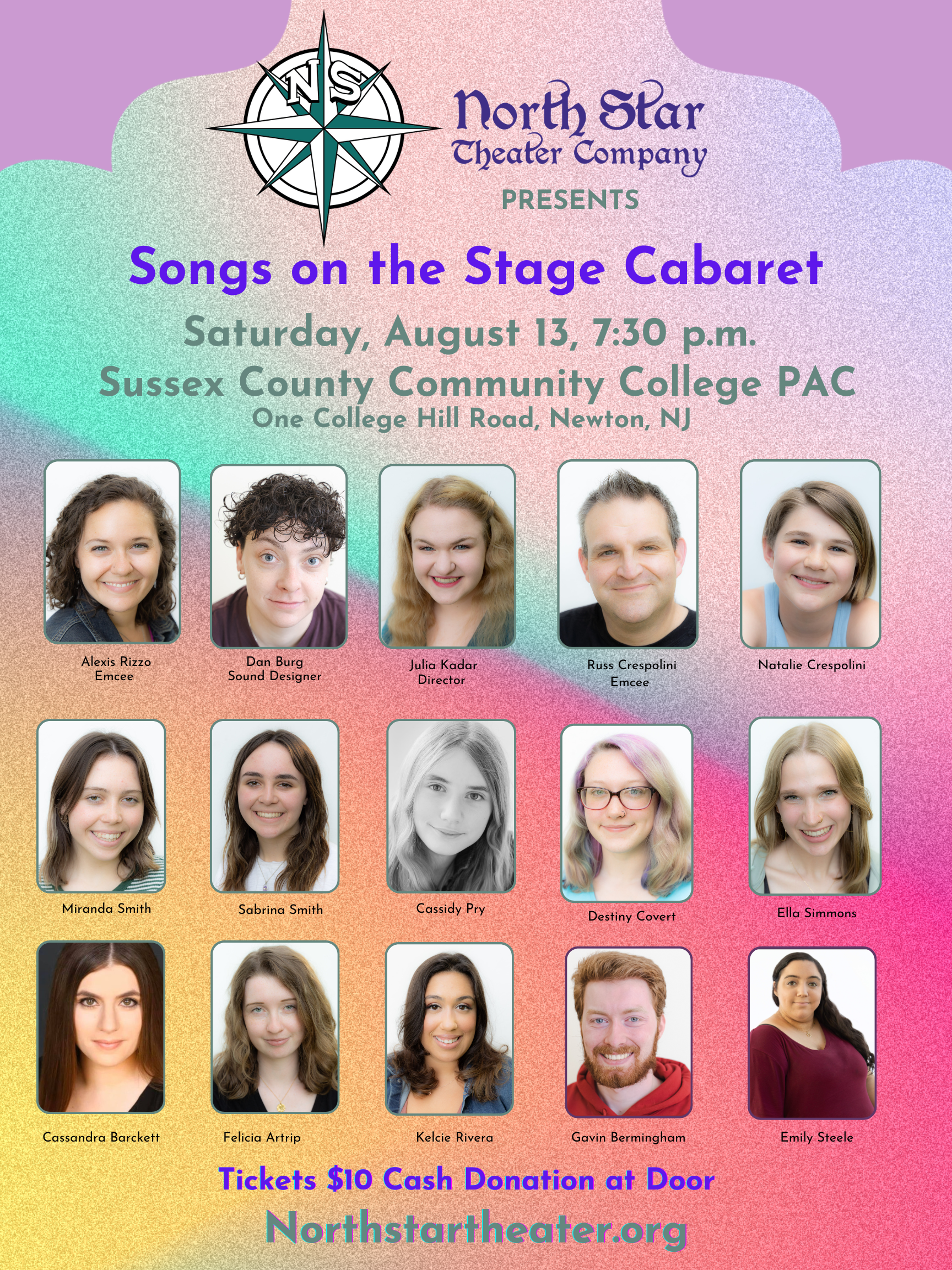 Songs on the Stage Cabaret – North Star Theater Company